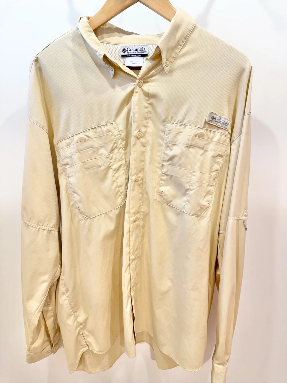 Columbia Men's PFG Long Sleeve Shirt, XL